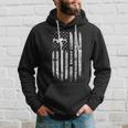 American Flag Drone Clothing - Drone Pilot Vintage Drone Hoodie Gifts for Him