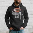 American Football Dad Vintage Game Day Sports Lover Fan Dad Hoodie Gifts for Him