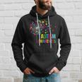 Autism Awareness Dandelion Puzzle Piece Dad Mom Autistic Hoodie Gifts for Him