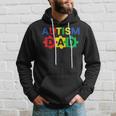 Autism Dad Fathering Autism Support Awareness Month Hoodie Gifts for Him