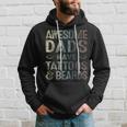 Awesome Dads Have Tattoos & Beards Bearded Dad Fathers Day Gift For Mens Hoodie Gifts for Him