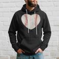 Baseball Heart Cute Mom Dad Softball Mothers Day Sports Day Hoodie Gifts for Him