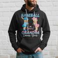 Baseball Or Bows Grandpa Loves You Baby Gender Reveal Hoodie Gifts for Him