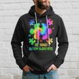 Be Kind Puzzle Tie Dye Autism Awareness Toddler Kids Hoodie Gifts for Him