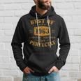 Best Of 1963 Jahrgang 60 Geburtstag Herren Damen Geschenk Hoodie Geschenke für Ihn