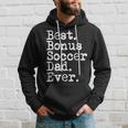 Best Bonus Soccer Dad Ever For Stepdad From Son And Daughter Gift For Mens Hoodie Gifts for Him