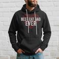 Best Cat Dad Ever Cat Heart Love Cats Fathers Day Gift Hoodie Gifts for Him