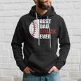 Best Dad Coach Ever Baseball Fathers Day Baseball Dad Coach Gift For Mens Hoodie Gifts for Him