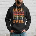 Best Dad Ever Binary Code Coder Developer Software Father Hoodie Gifts for Him