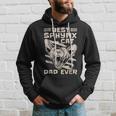 Best Sphynx Cat Dad Ever Apparel For Animal Lover Men Hoodie Graphic Print Hooded Sweatshirt Gifts for Him