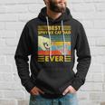 Best Sphynx Cat Dad Ever Retro Vintage Sunset Hoodie Gifts for Him