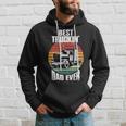 Best Truckin Dad Ever Retro Trucker Dad Funny Fathers Day Hoodie Gifts for Him