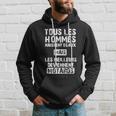 Biker Hoodie Schwarz mit Französischem Spruch für Motorradfans Geschenke für Ihn