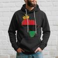 Black King Queen Couple Matching African American Valentine Hoodie Gifts for Him