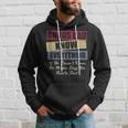 Bonus Dad Knows Everything If He Doesnt Know Fathers Day Hoodie Gifts for Him