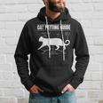 Cat Petting Guide Kitten Lover Funny Feline Pet Owner Hoodie Gifts for Him
