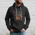 Celtic Wolf Fenrir Viking Nordic Vikings Flames Dad Themed Hoodie Gifts for Him