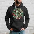 Christmas Basketball Ball Santa Hat Xmas Sport Polka Dot Day V5 Men Hoodie Graphic Print Hooded Sweatshirt Gifts for Him