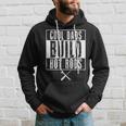 Cool Dads Build Hot Rods Car Retro Vintage Race Hotrod Drag Hoodie Gifts for Him