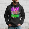 Cool Glow Party Squad Funny Colorful Glow Party Quote Hoodie Gifts for Him