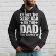 Cool Step Up Dad For Men Father Worlds Best Stepdad Ever Hoodie Gifts for Him