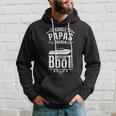 Coole Papas Fahren Motorboot Kapitän Papa Hoodie Geschenke für Ihn