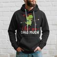 Cute Dinosaur I Love You This Much Valentines Day Trex Hoodie Gifts for Him