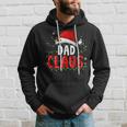 Dad Claus Christmas Famiy Matching Pajamas Team Santa Men Hoodie Graphic Print Hooded Sweatshirt Gifts for Him