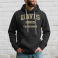 Davis California Ca Vintage State Athletic Style Hoodie Gifts for Him