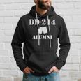 Dd-214 Usa Army Alumni Veteran Vintage Men Hoodie Graphic Print Hooded Sweatshirt Gifts for Him