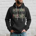Delivering The Best Presents Xmas Labor And Delivery Nurse Men Hoodie Graphic Print Hooded Sweatshirt Gifts for Him
