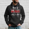 Distressed Fire Fighter How I Roll Truck Hoodie Gifts for Him
