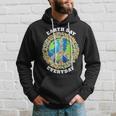 Earth Day Everyday Peace Symbol Environmental Earth Day Hoodie Gifts for Him