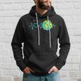 Earth Day Heartbeat Recycling Climate Change Activism Hoodie Gifts for Him