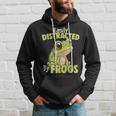 Easily Distracted By Frogs - Frog Lover Hoodie Gifts for Him