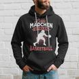 Echte Mädchen Spielen Basketball Spruch Baketballerin Hoodie Geschenke für Ihn