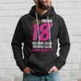 Endlich 18 Hoodie für Damen, Lustiges Volljährig Mädchen Geburtstagsshirt Geschenke für Ihn