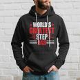 Fathers Day Gift Worlds Greatest Step Dad Plus Size Shirts For Dad Son Family Hoodie Gifts for Him