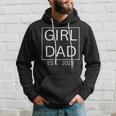 Fathers Day Girl Dad Est 2023 Expect Baby Men Wife Daughter Hoodie Gifts for Him