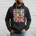 Flags Of Countries Of The World International Flag Puzzle Hoodie Gifts for Him