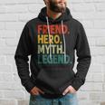 Freund Held Myth Legend Retro Vintage-Freund Hoodie Geschenke für Ihn