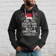 Funny Due To Inflation Ugly Christmas Sweaters For Men Women V19 Men Hoodie Graphic Print Hooded Sweatshirt Gifts for Him