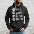 Funny Eat Sleep Fix Cars Repeat Auto Mechanic Gift Hoodie Gifts for Him