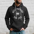 Funny Hockey Dad Pun Gifts Best Pucking Dad Ever Hoodie Gifts for Him
