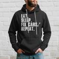 Funny Mechanic For Men Dad Auto Garage Automobile Car Lover Hoodie Gifts for Him