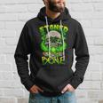 Funny Skull Smoking Weed Stoned To The Bone Halloween Men Hoodie Graphic Print Hooded Sweatshirt Gifts for Him