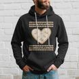 Gingerbread Heart And Deer Cookie Funny Ugly Christmas Sweater Funny Gift Hoodie Gifts for Him