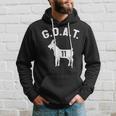 Goat Number 11 Greatest Of All Time Dad Joke Hoodie Gifts for Him