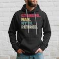 Grandpa Man Myth Retired Funny Fathers Day Retirement Gift Gift For Mens Hoodie Gifts for Him