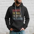 Grandpa The Man The Myth The Legend Cool Gift For Grandfathers Gift Hoodie Gifts for Him